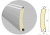  Роллетные ворота серии Trend, профиль с мягким пенным наполнением PD/77 