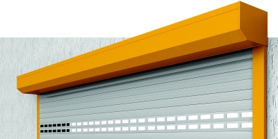  Роллетные ворота серии Prestige, с использованием экструдированного вентиляционного  профиля AЕ/77 